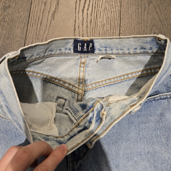 GAP Vintage Women High Rise Jeans Size 6 Light Wash - Picture 2 of 3